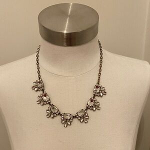 Crystal Cluster Statement Necklace